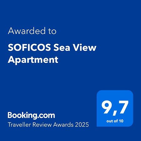 Soficos Sea View Apartment Nafpaktos Luaran gambar