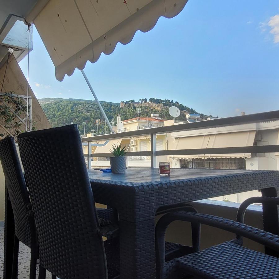 Soficos Sea View Apartment Nafpaktos Luaran gambar